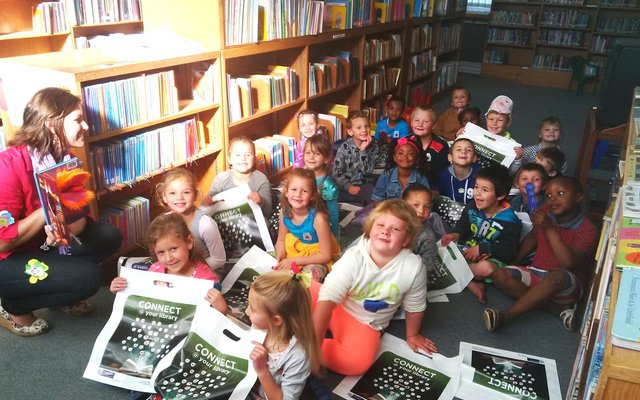 Een van die Gr R klassies wat Biblioteek-“opleiding” ontvang het